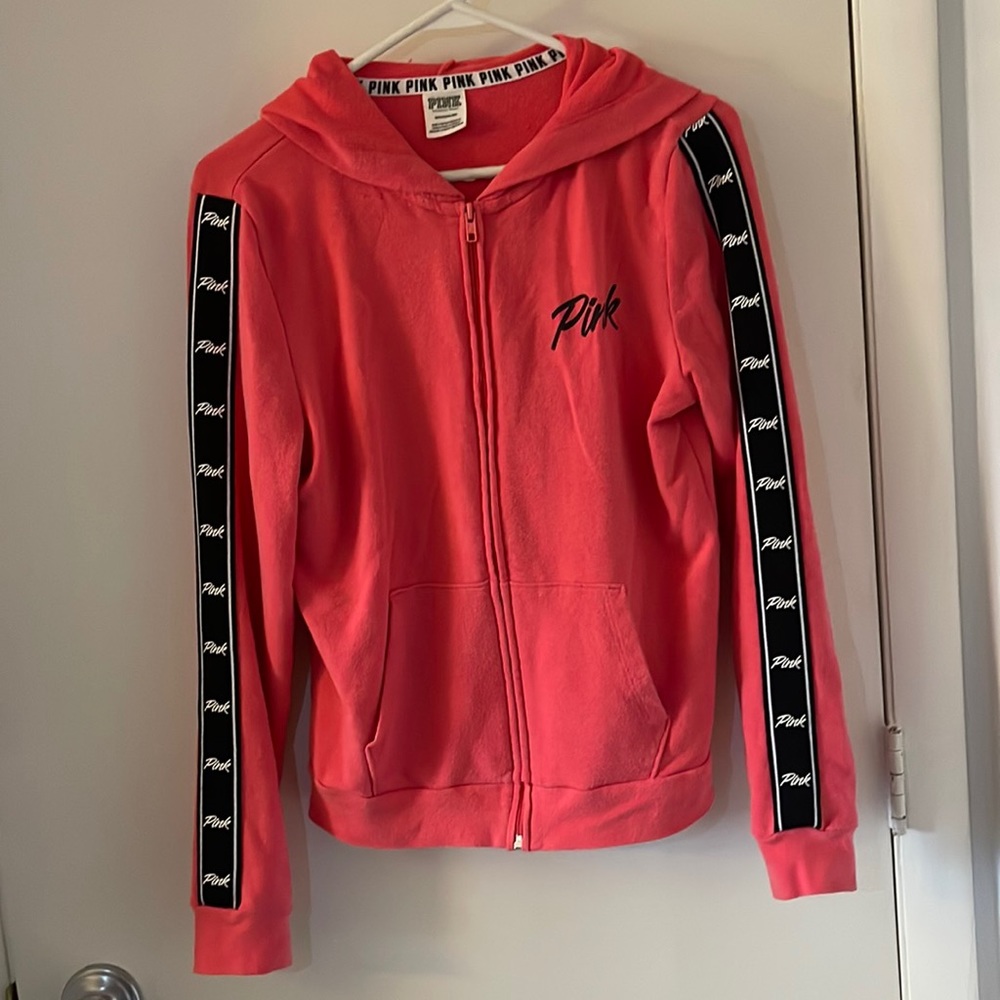 Coral Full Zip Hoodie